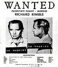 Wanted poster from THE FUGITIVE